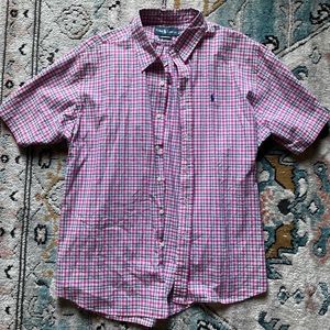 Men’s Ralph Lauren Plaid Printed Shirt XXL